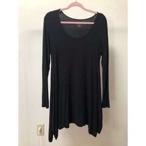 Soft Surroundings | Black Long Sleeve Dress Size S